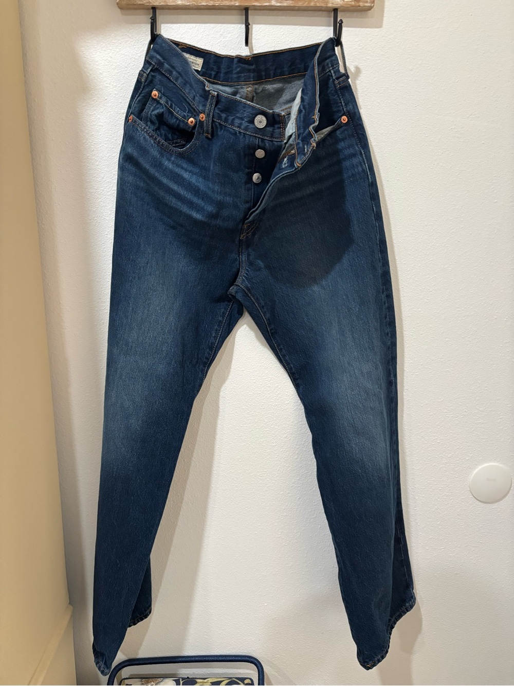 Levi's Women's Dark Blue Wide-Leg Jeans